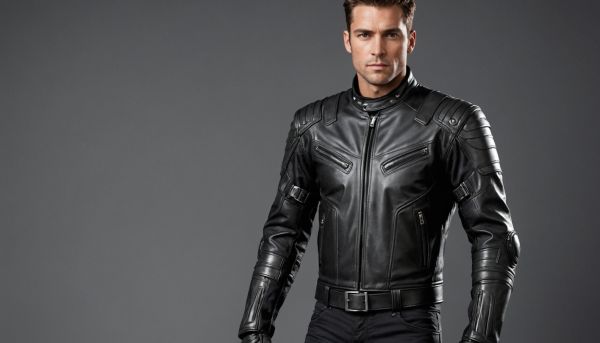 Blousons en cuir renforcé et pantalons avec protections
