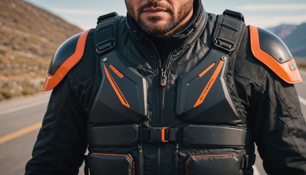 Le gilet airbag airbag moto protège efficacement le thorax
